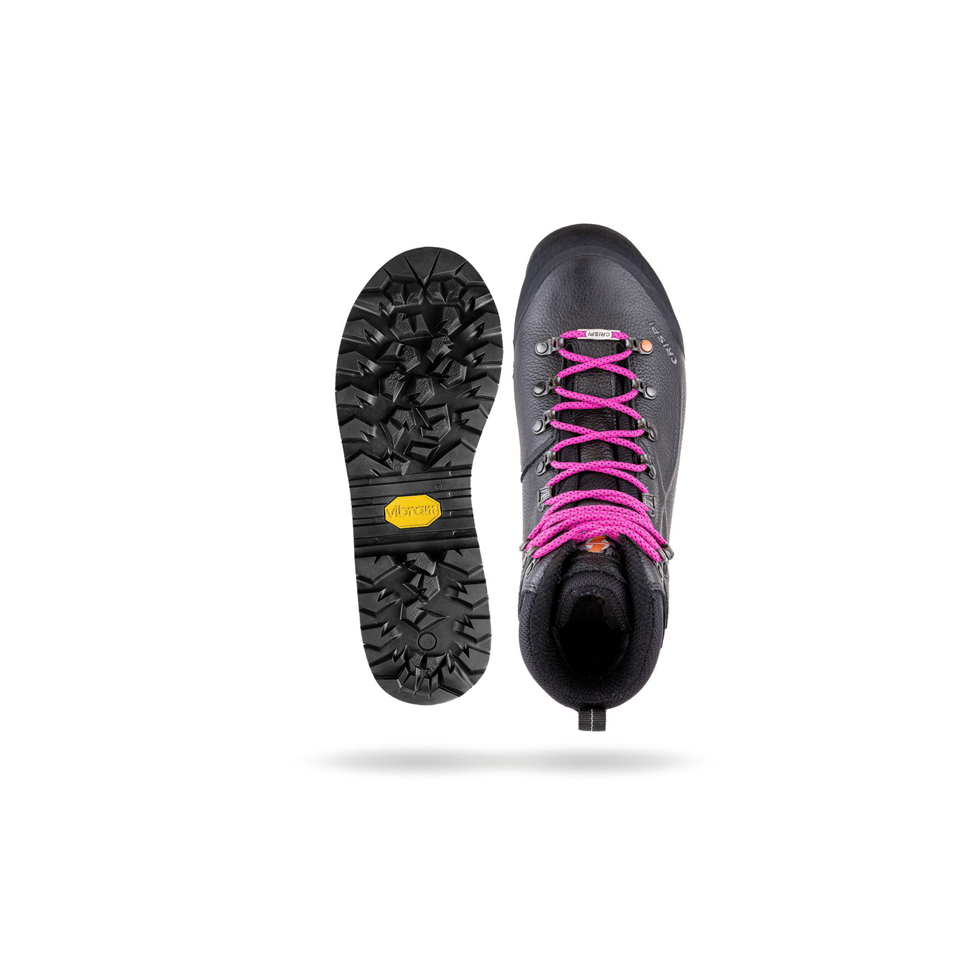 Botas Montaña Crispi Valdres Negras Naranjas | 780612-TPB