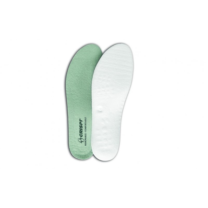 Plantillas Crispi FUSSB. CAMBR+CARB.ATT. Blancas Verde | 378625-ZED