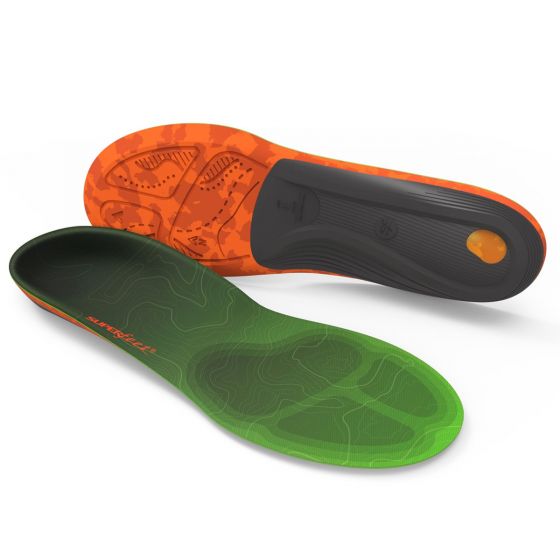 Plantillas Crispi Superfeet TRAILBLAZER Comodidad Verde Naranjas | 597406-EXG