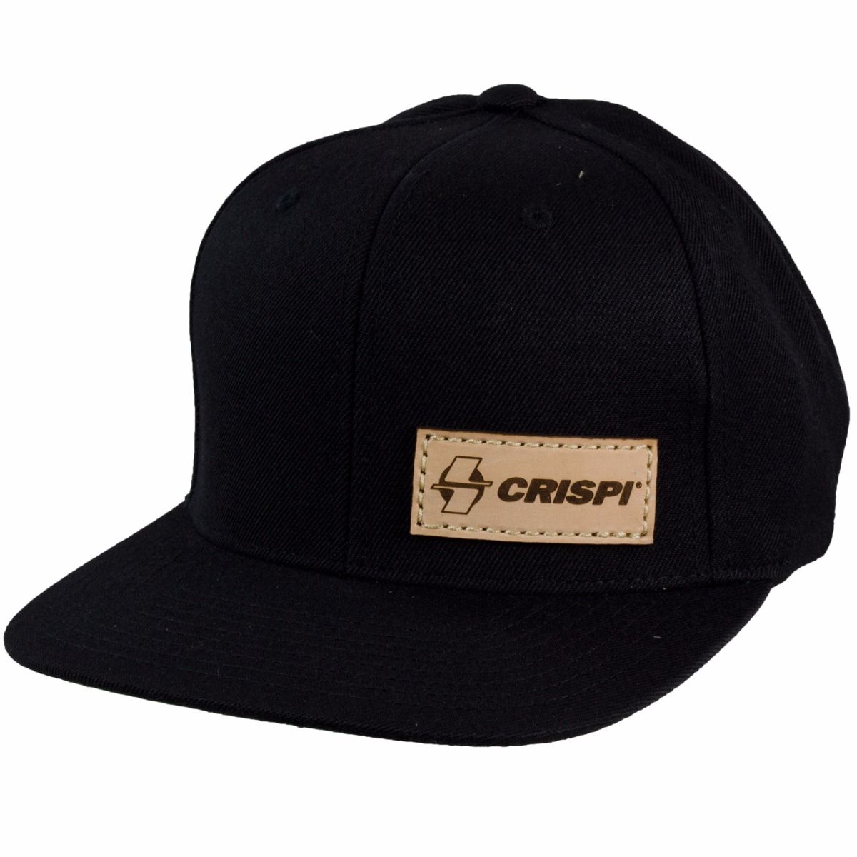 Sombreros Crispi Cuero Patch Classic Negras | 632074-WZD