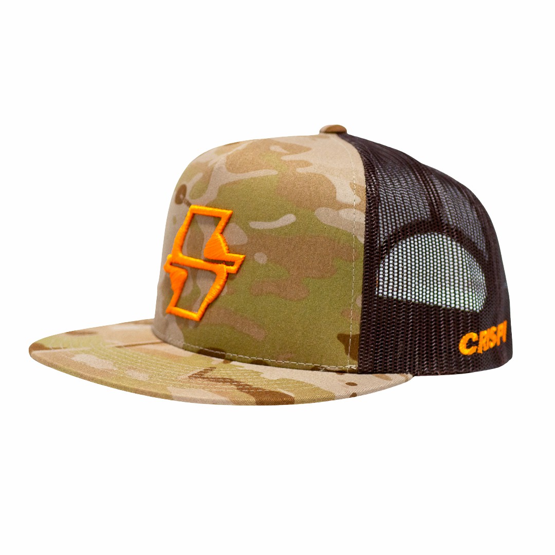 Sombreros Crispi Yupoong Snapback Kaki | 460371-MKN